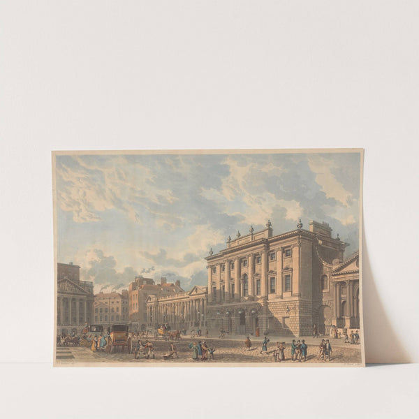 A View of the Bank of England (1816) by Thomas Hosmer Shepherd