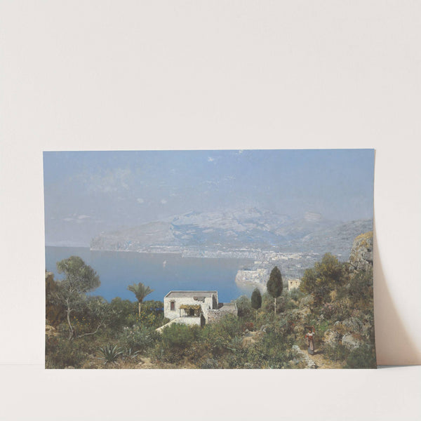 A View Of The Bay Of Sorrento by Edmund Berninger