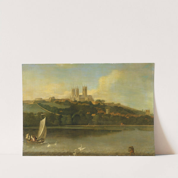 A View of the Cathedral and City of Lincoln from the River by Joseph Baker of Lincoln