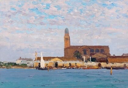 A View Of The Cathedral In Chioggia — size preview