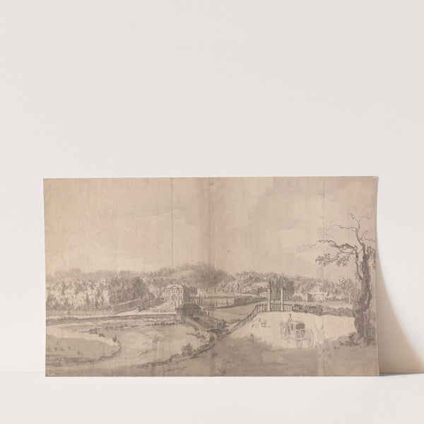 A View of the Estate at Esholt Hall, Yorkshire by Samuel Scott