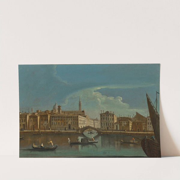 A view of the Fondamente Nove with the Ponte dei Mendicanti, Venice by Francesco Tironi