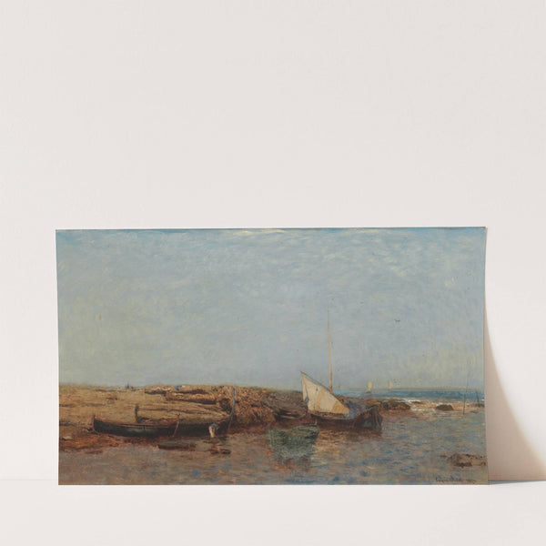 A View of the French Coast (1874) by Eugen Jettel