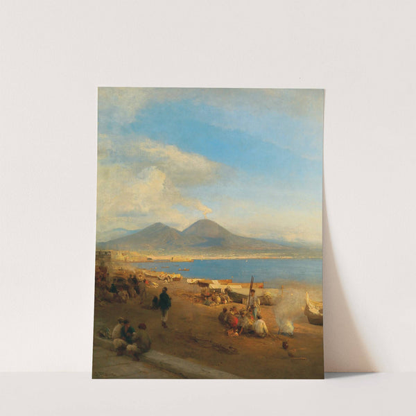 A View Of The Gulf Of Naples From Posilippo by Albert Flamm