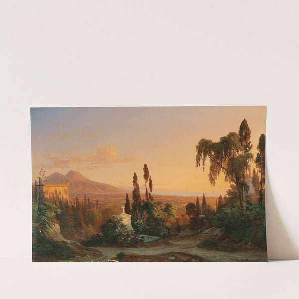 A View of the Gulf of Naples from Posillipo by Carl Wilhelm Götzloff