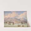 A view of the mole of Gaeta by Consalvo Carelli