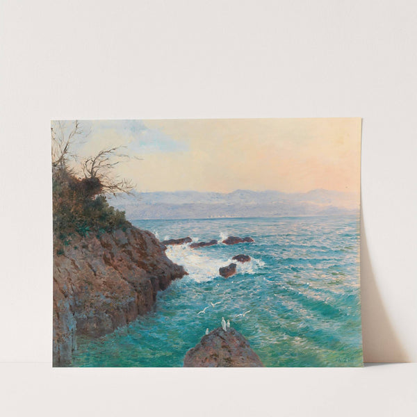 A View Of The Nervi Coast by Alfred Zoff