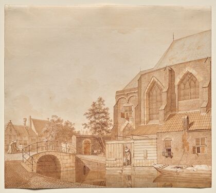 A View of the Nieuwe Kerk, Delft (1793)