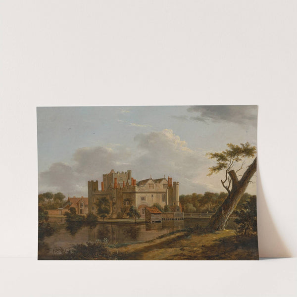 A view of the north and east façades of Hever Castle, Kent by Hendrik De Cort