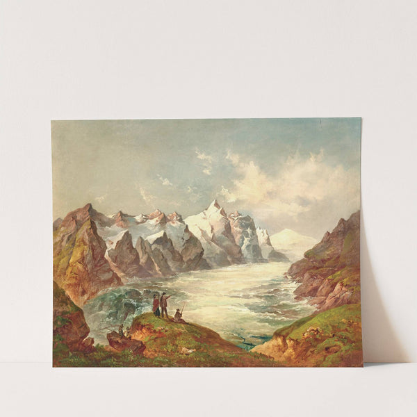 A View of the Pasterze with Grossglockner and Johannisberg by Jakob Canciani