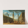 A view of the Piazza San Marco looking north from the Piazzetta towards the clock tower, Venice by Luca Carlevarijs
