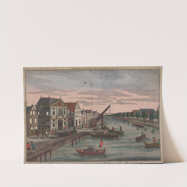 A view of the public scale in the City of Leiden by Georg Balthasar Probst
