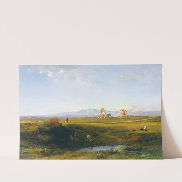A View of the Roman Countryside by Jean-Achille Benouville