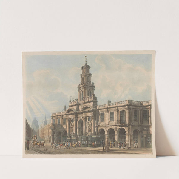 A View of the Royal Exchange by Thomas Hosmer Shepherd