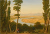 A view of the Tiber and the Roman Campagna from Monte Mario