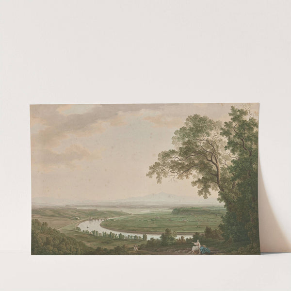 A view of the Tiber Valley towards the North from Monte Mario by Giovanni Battista Lusieri