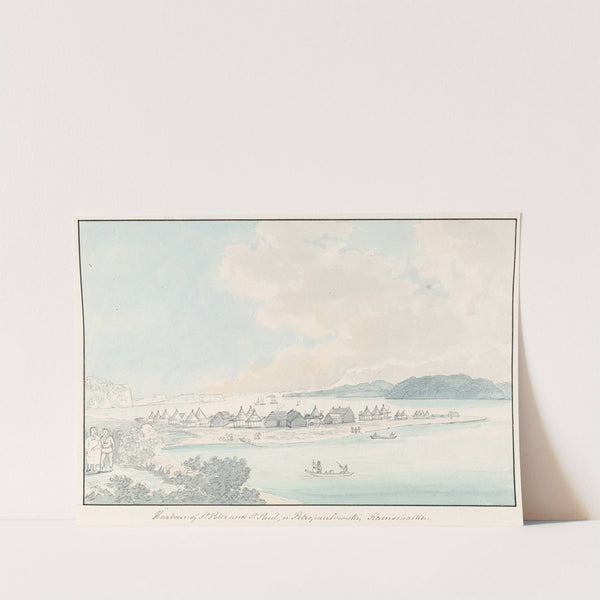 A View of the Town and Harbour of St Peter and St Paul, in Kamtschatka by Charles Hamilton Smith