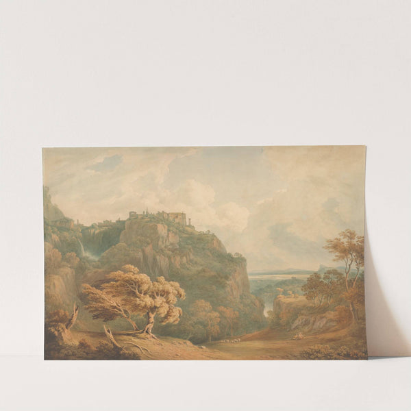A View of Tivoli Looking Towards Rome by John Warwick Smith