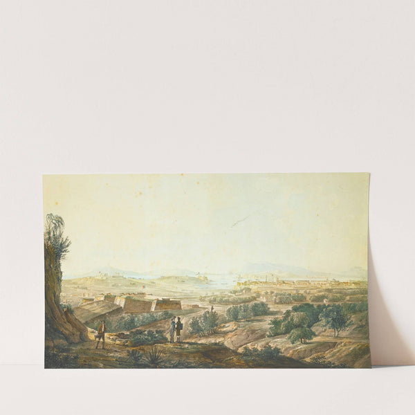 A View Of Toulon From The Fort D’artigues (1797) by Jean Rodolphe Gautier