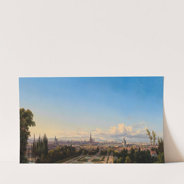 A View of Vienna from the Belvedere Garden by Johann Heinrich Hintze