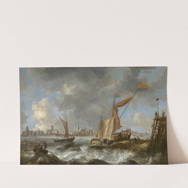 A View of Vlissingen by Bonaventura Peeters the Elder