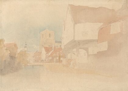 A View of Waltham Abbey, Herts, Essex