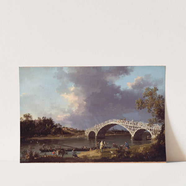 A View of Walton Bridge by Canaletto