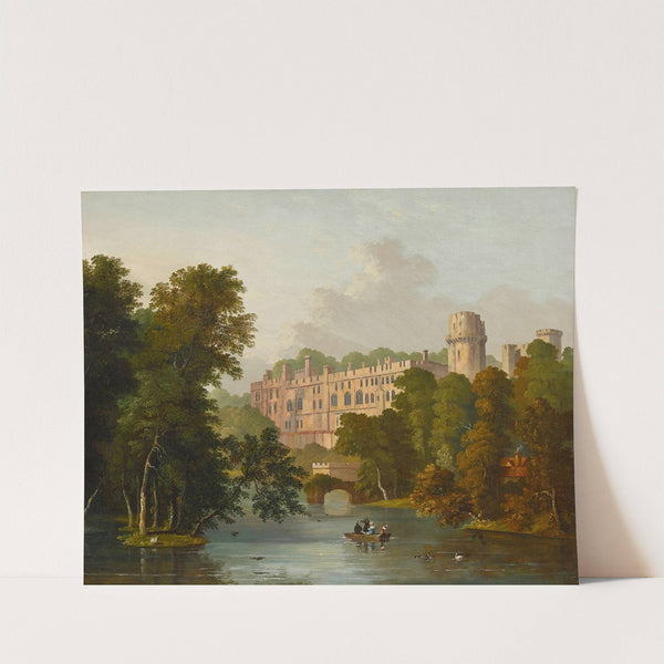 A view of Warwick Castle by William Westall