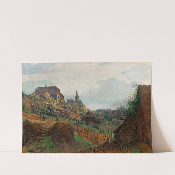 A View of Weißenkirchen from a Vineyard in the Wachau Region by Heinrich Tomec