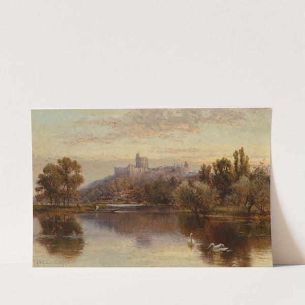 A view of Windsor Castle (1895) by Alfred Augustus Glendening