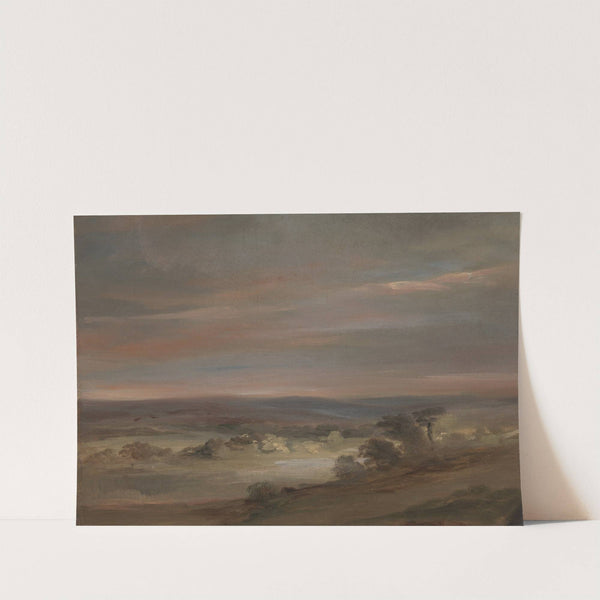 A View on Hampstead Heath, Early Morning by John Constable