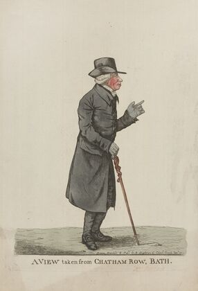A view taken from Chatham Row, Bath. (1809)