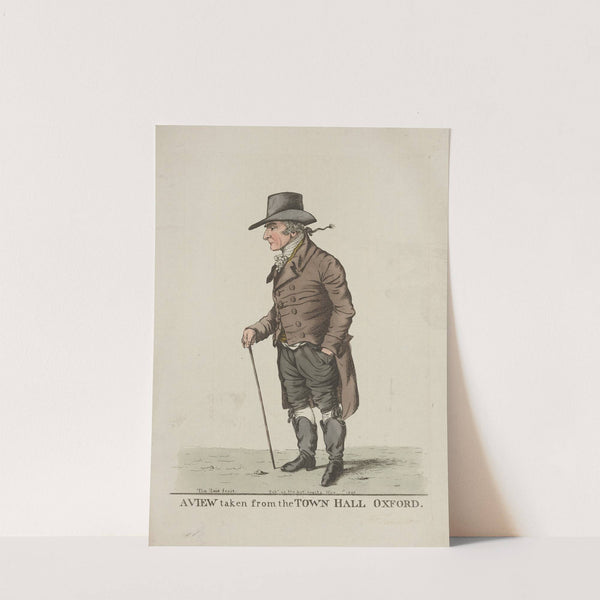 A view taken from the Town Hall Oxford. (1807) by Robert Dighton