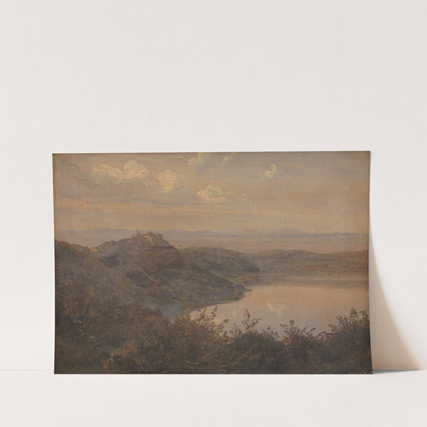 A View towards Castel Gandolfo, Italy (1868) by Janus la Cour