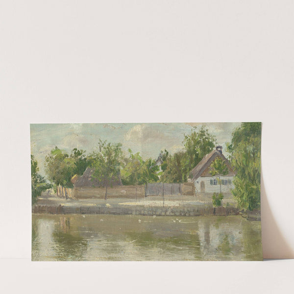 A Village Brook (1900) by Karol Miloslav Lehotský