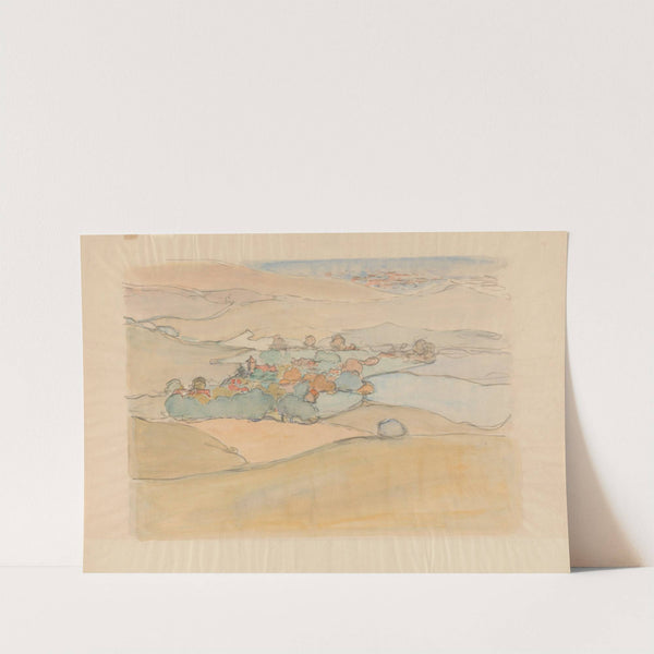 A Village in the Sussex Downs by Robert Polhill Bevan