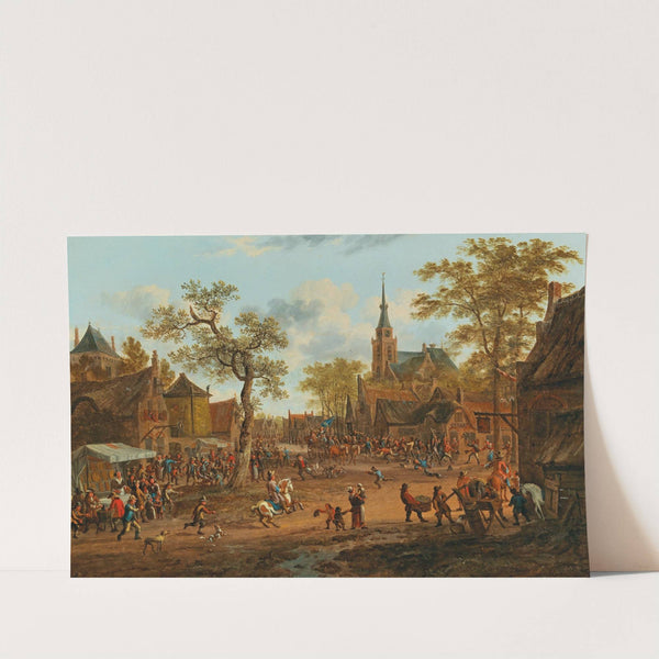 A village kermesse by Rutger Verburgh