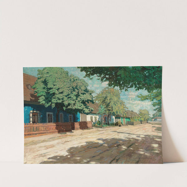 A Village Road in Southern Morava by Alois Kalvoda