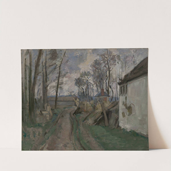 A Village Road near Auvers (1872–73) by Paul Cézanne