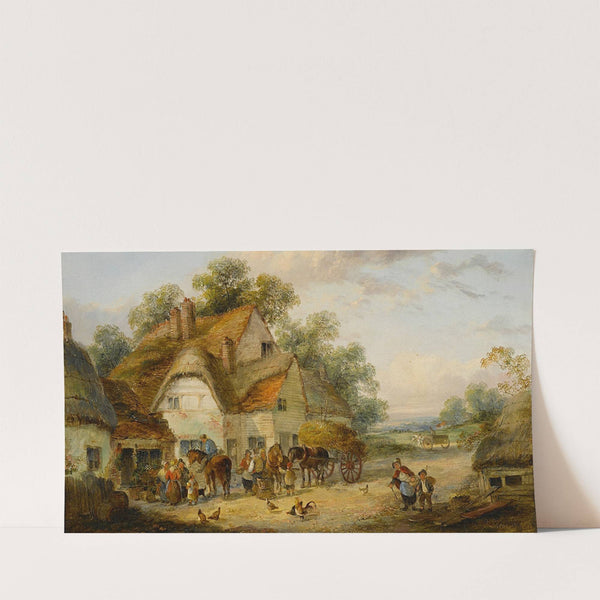 A village scene by Georgina Lara