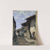A Village Street; Dardagny (1852) by Jean-Baptiste-Camille Corot