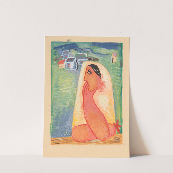 A Villager (1937–1938) by Mikuláš Galanda