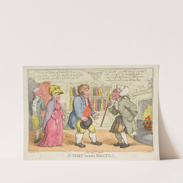 A visit to the doctor by Thomas Rowlandson