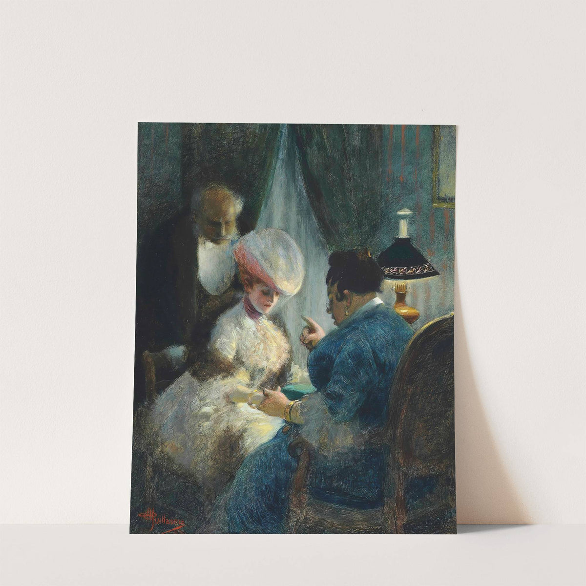 A visit to the fortune teller by Albert Guillaume