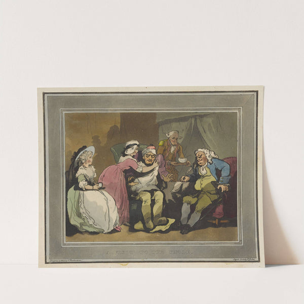 A visit to the uncle by Thomas Rowlandson
