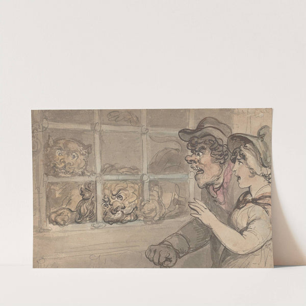 A visit to the zoo by Thomas Rowlandson