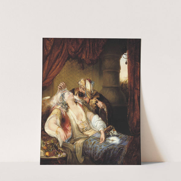 A Visitor In The Harem by Julius Victor Berger