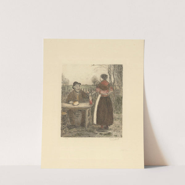 A votre santé, la mère Bontemps (1905) by Jean François Raffaëlli