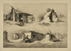 A wagoner’s shanty. The deserted picket-hut. (1876)