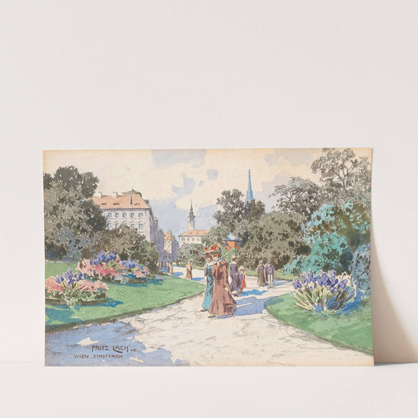 A walk in Vienna’s Stadtpark by Fritz Lach
